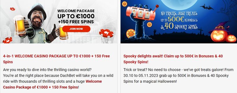 DACHbet Casino Bonus