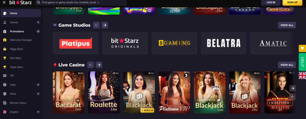 Live Casino hos Bitstarz Casino