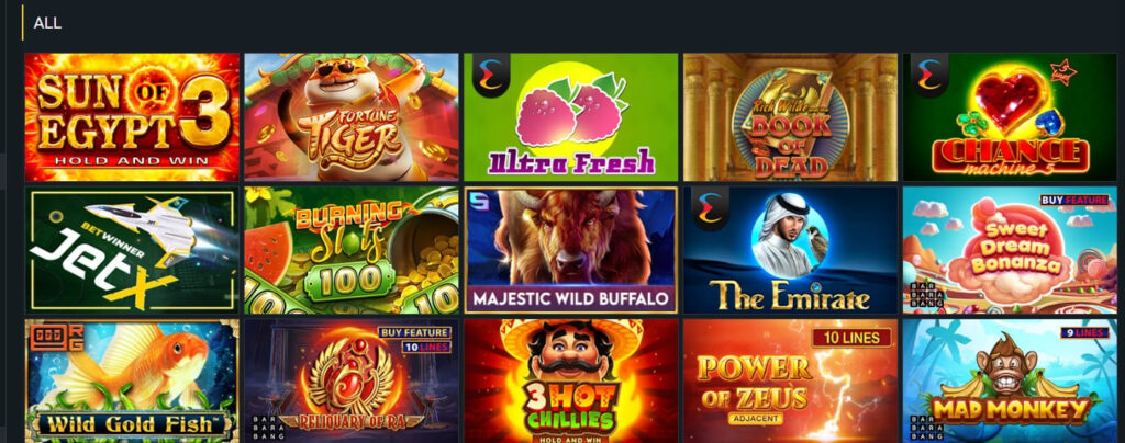 Betwinner Spilleautomater