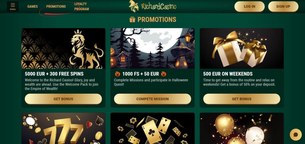 richard casino uden mitid bonus