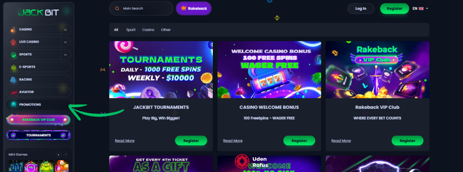 Jackbit casino bonus