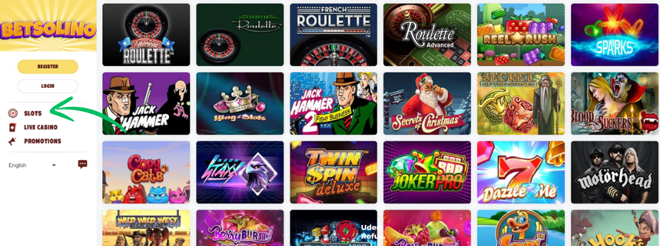 Betsolino casino slot