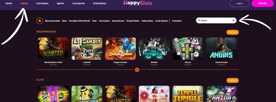 HappySlots Casino slot