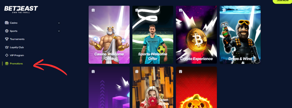 betbeast casino bonus